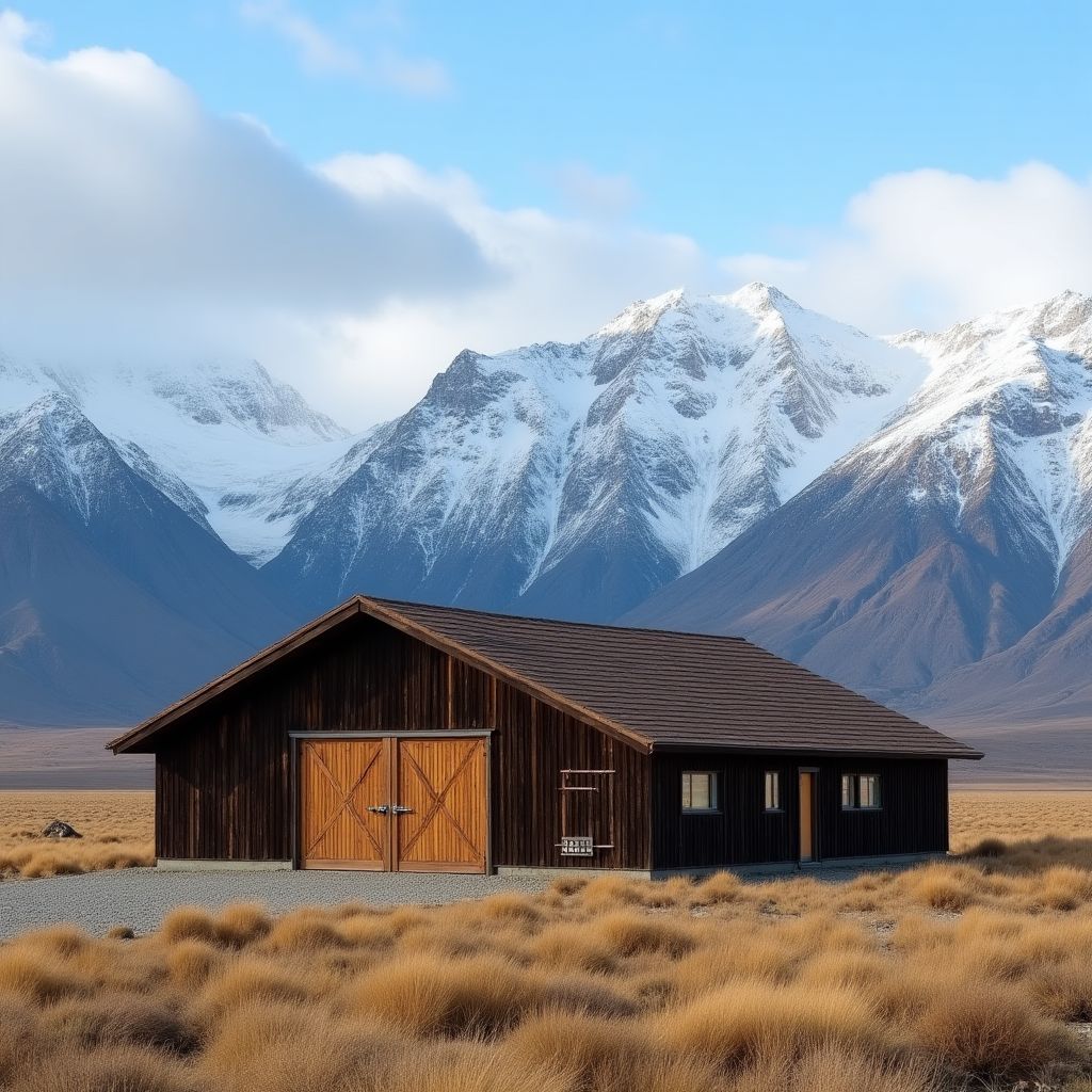 Estación YPF en la Patagonia
