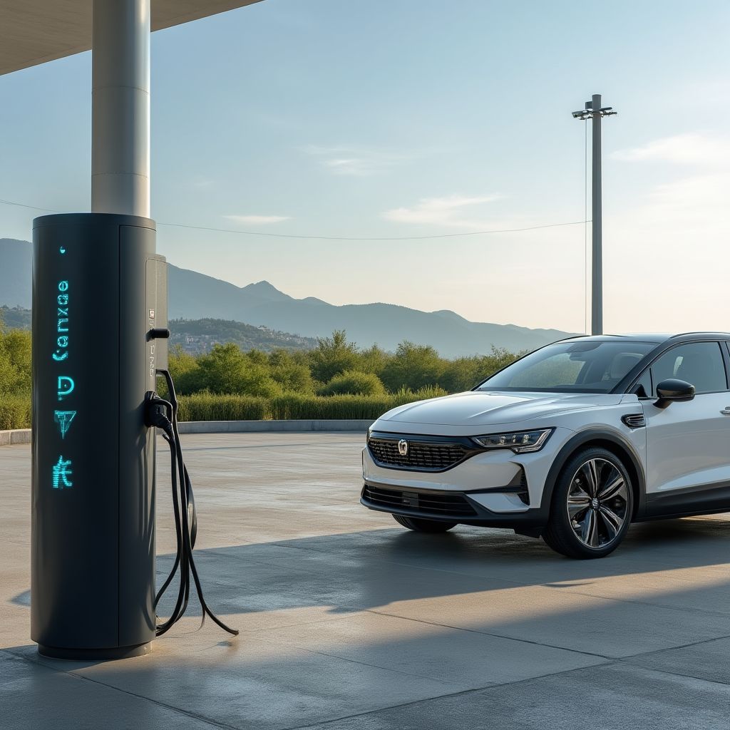 Punto de carga para vehículos eléctricos